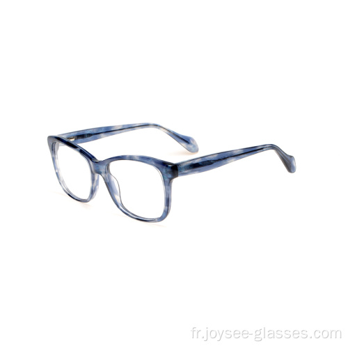 Cat Eye Female Eyewear Optical Cadre Nice White Eyewear pour les femmes